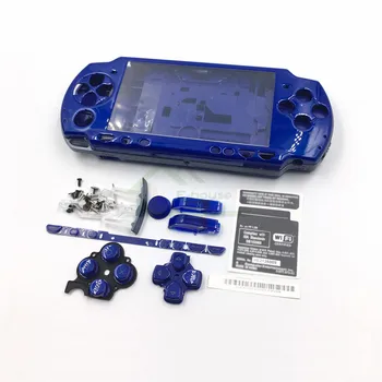 E-hiša za PSP 2000 PSP2000 Igralno Konzolo Celoten Sklop Lupine Stanovanjskih Primeru Zajema z Gumbi Komplet za Zamenjavo