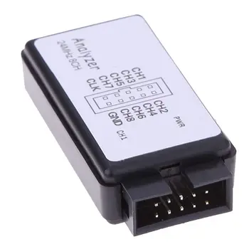USB Logic Analyzer 24M 8CH Mikrokrmilnik ARM FPGA Debug Orodje 24MHz, 16MHz, 12MHz, 8MHz, 4MHz, 2MHz