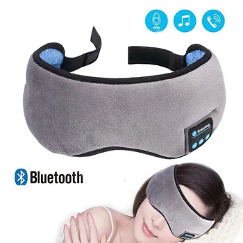 Brezžični Spalna Slušalke Bluetooth Stereo Masko Spanja, Mehko Prostoročno, Slušalke Stroj Udobno Oči Masko, Trak Za Lase Slušalke