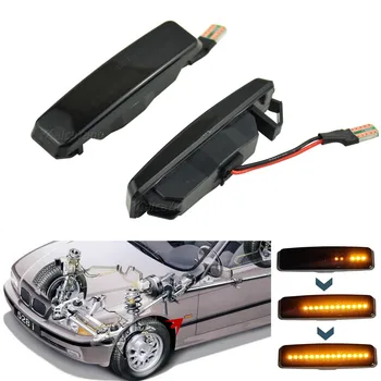Flasher Dinamično Blinker Indikator LED Vključite Opozorilne Luči Strani Oznako Zaporedne luči Za BMW Serije 5 E39 M5 1995-2003