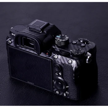 Fotoaparat Telo Kritje Ogljikovih Vlaken Film Komplet Za SONY A7III A7R3 A7RIV A7II A7M3 A7RII A7 Markiii A7S3 A7C A9 Anti-Scratch 3M Nalepka