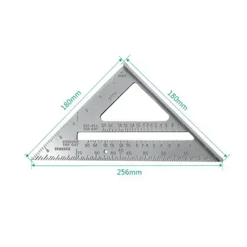 Trikotnik Pravilo Za 90 Stopinj Zadebelitev Kota Pravilo Aluminij Zlitine Mizar Merjenje Kvadratnih Vladar