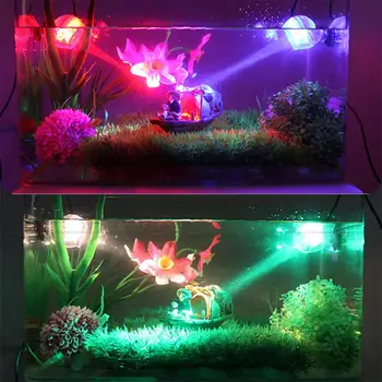HiMISS LED Potapljanje Pozornosti za Aquarium Fish Tank Dekor Razsvetljavo EU Plug 110-240V