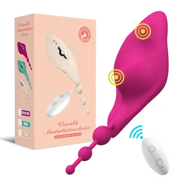 Brezžični Daljinski G spot Vibrator Nevidno Nosljivi Hlačne Vibrator Vodotesen opozarjanje z vibriranjem za Stimulacijo Klitorisa Sex Igrače za Ženske