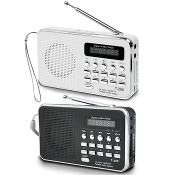 Prenosni Mini Am, Fm Radio Stereo Zvočnik Podpora Sd/Tf Kartica Z Usb