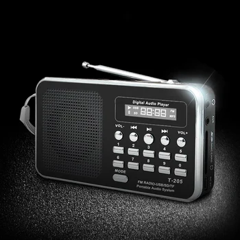 Prenosni Mini Am, Fm Radio Stereo Zvočnik Podpora Sd/Tf Kartica Z Usb