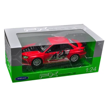 WELLY 1:24 Subaru Impreza simulacije zlitine modela avtomobila obrti dekoracijo igrača zbirka orodij za darilo