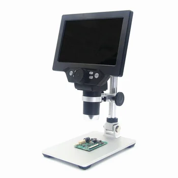 MUSTOOL G1200 1200X Digitalni Mikroskop Elektronski Video Mikroskopom 7 palčni LCD 12MP Spajkanje Telefon Popravila Lupo Vgrajeno Baterijo