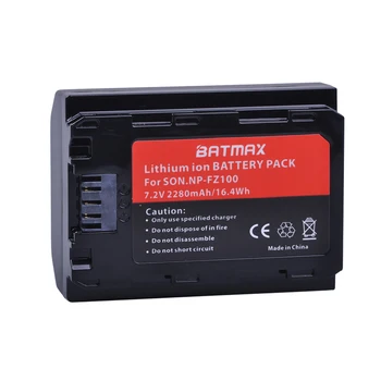 Batmax 1pc 2280mAh NP-FZ100 Baterija za Sony NP FZ100, BC-QZ1 Alfa 9, A7RIII, ILCE-7RM3, a9, Sony A9R Sony Alpha 9 s Fotoaparati