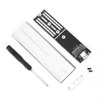 USB 3.1 Tip-C, M. 2 NGFF SSD Ohišje za Trdi Disk Polje 6Gbps Zunanje Ohišje Ohišje za m2 SATA SSD USB 3.1 2260/2280