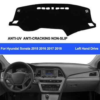 TAIJS Avto armaturne plošče Kritje Za Hyundai Sonata 2016 2017 2018 Sonata 9 Dash Mat nadzorni Plošči Pad Preprogo Anti-UV Anti-slip