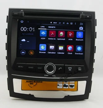 Jedro Octa IPS zaslon Android 10 Avto DVD GPS Navigacijski za Ssangyong Korando,Novi Actyon 2011-2013