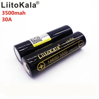 2PCS Prvotne LiitoKala Lii-35A 3,7 V 3500mAh NCR18650GA 10A Praznjenje Baterije 18650 Baterijo/UAV e-cigaret
