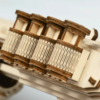 Lesene Uganke Igrače Za Otroke M870 DIY Skupščine Ročno izdelan 3D Blaster Puzzle Model