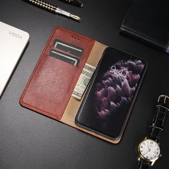 Luksuzni Usnjena torbica Za Samsung Galaxy S8 Projekcijska Stojala Denarnice Kritje Za Na S8 S8 PLUS primeru