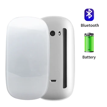 CHYI Bluetooth 5.0 Čarobno Brezžično Miško 1600DPI Polnilna Laser Tiho Arc Touch Ultra Tanek Miši Za Apple Mac PC Z Vrečko
