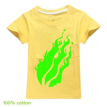 Otroci Fantje YOUTUBE Prestonplayz Igralec preston playz stil Modni t-majice za dekleta Otrok Ogenj Logotip tiskanja vrhovi poletje tshirts