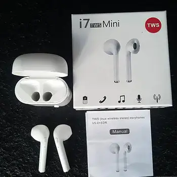 I7 Mini Brezžične Slušalke i7s TWS Bluetooth Slušalke za V uho Čepkov Športne Slušalke za Android IOS pk i9000 pro tws i90000