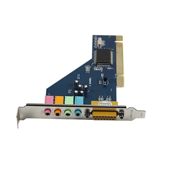 NOYOKERE Vroče Prodajo Visoko Kakovostnih 4 Channel 8738 Čip 3D Stereo Audio PCI zvočna Kartica za Win7 64 Bit