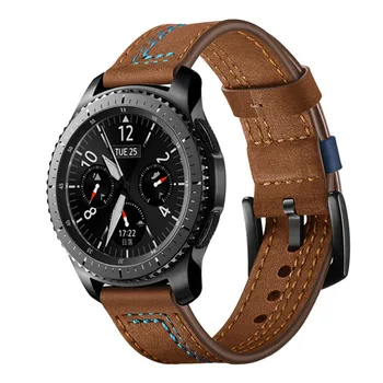 22 mm watch band Za Samsung Galaxy watch 46mm Prestavi S3 obmejni pas correa amazfit gtr 47mm 47 huawei watch gt Usnje jermenček
