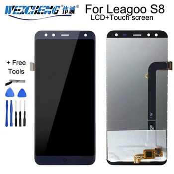 Za Prvotne LEAGOO S8 LCD-Zaslon in Zaslon na Dotik Skupščine Popravila Del 5.72 Palčni Telefon Pribor Za LEAGOO S8 Zalogi