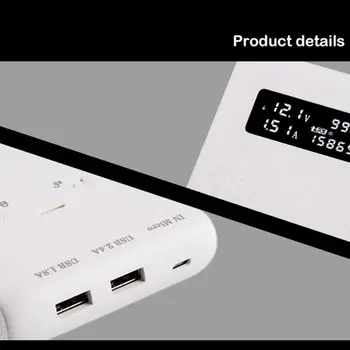 (Brez Baterije)Dvojni USB QC3.0 Izhod 6x 18650 Baterije DIY Moči Banke Polje Imetnik Primeru Hiter Polnilec Za Mobilni Telefon, Tablični RAČUNALNIK WXTA