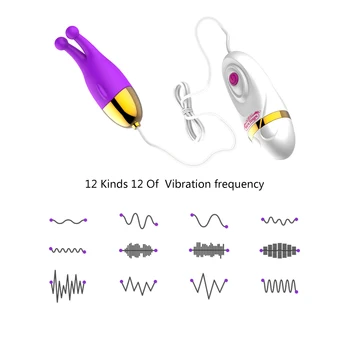 VATINE 12 Hitrosti G Spot Vibrator, Vibrator Fantasy Skoki Jajce Ženske Vagine, Klitoris Massager Sex Igrače za Ženske