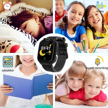 Otroci Pametno Gledati Otroka Pametno Gledati Dual Camera SOS Telefon Watch Glasovni Klepet Smartwatch Otrok Gledal Darilo