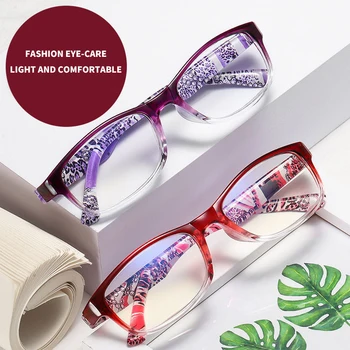 Ženske Obravnavi Očala Anti-Modra Svetloba Obravnavi Očala Očala Anti-Utrujenost Retro Recept Očala +100 Do +400