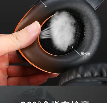 Nove Slušalke Žične Gaming Slušalke Za Namizni Računalnik Prenosni 7.1 USB Stereo Gaming Slušalke