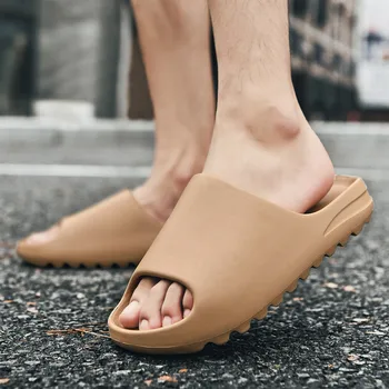 Coslony moški natikači 2021 trend Ženske poletje strani za moške priložnostne pragovi čevlji moški plaži čevlji eva debel edini copate rjava