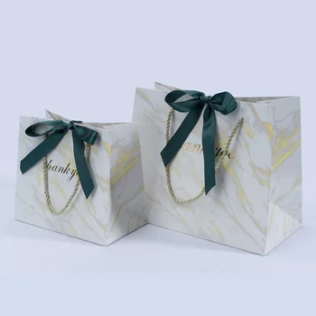 10Pcs Sivi Marmor Linije Candy Bag Polje za Stranke Tabela Odlikovanje/Event Party Supplies/Poroke Podpira Škatel