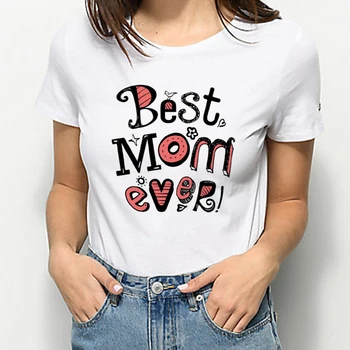 #Belega T-shirt Zahvalni Mati Darilo Najboljša Mama Tshirt Modi Harajuku Plus Velikost Domov Pozimi Vrhovi Za Ženske do leta 2020 Crewneck