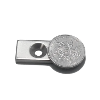 5/10/20PCS 30x10x5-5 mm Močna Pola Magneta Luknja 5mm Blok Pravokotne Neodymium Magneti 30*10*5 mm Majhen Magnet N35 30*10*5-5 mm