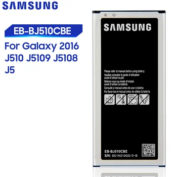 Originalna Nadomestna Baterija Za Samsung Galaxy 2016 Različica j5109 j5108 J5 SM-J510 Resnično EB-BJ510CBE EB-BJ510CBC 3100mAh