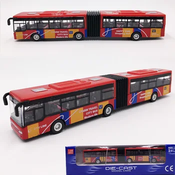 1/64 Zakonsko oddelek bus in bus model okraski Potegnite nazaj zlitine igrače za otroke 18.5x2.5x3cm
