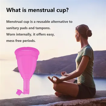 Menstrualne Skodelice z Razrešnico Vrednost Shranjevanje Primera Neprepustnih Medicinskega Silikona za Večkratno uporabo Lady Obdobju Ženske, Žensko Higieno
