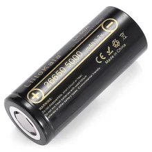 LiitoKala lii-50A 26650 5000mah litijeva baterija 3,7 V 5000mAh 26650 baterije za ponovno polnjenje 26650-20A primerna za flashligh NOVA
