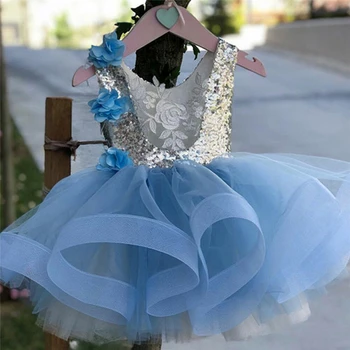 AA Dekle Poletje Obleko Bleščica Mozaik Deklice Mini Obleka Otroci Obleke Za Dekleta svate Oblačila Sundress Princesa Kostum