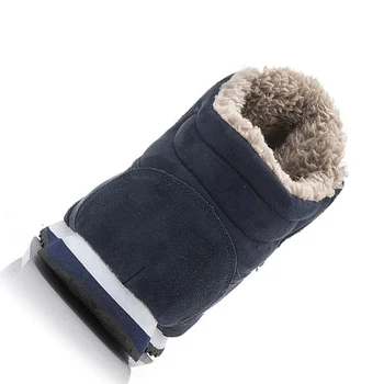 Blagovne znamke Zimske Moške Čevlji Toplo Krzno Unisex Sneg Škornji Moda za Ženske Škornji Pozimi Toplo Moški Čevlji Modni Botas Hombre