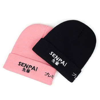 Korejska različica SENPAI vezenje volne klobuk moda nova zunanja windproof toplo klobuki hip hop prostem šport prosti čas skp divje skp