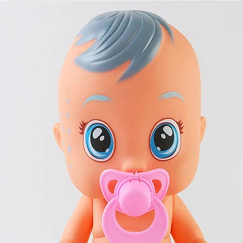 10 Inch Električni Solzenje Lutke Živali Samorog Otroška Igrača Polni Silikona Prerojeni Baby Doll Pitne Presenečenje Bebe Lutka Za Otroke Darilo