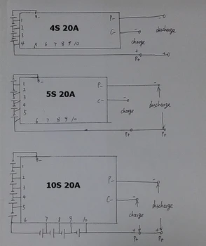 9S 20A lipo litij-Polimer BMS/PCM/PCB baterije varstvo odbor za 9 Paketi 18650 Li-ion Celice
