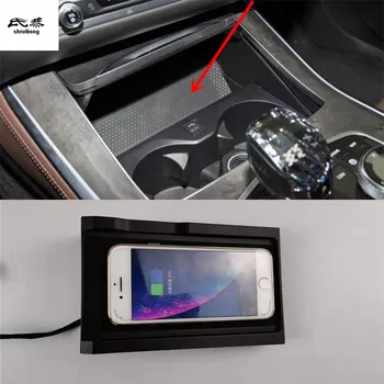 10W QI brezžično polnjenje telefona polnilnik hitro polnjenje ploščo plošča držalo za telefon Za 2019 2020 BMW X5 G05