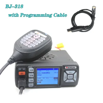 BJ-218 Nadgradnja visionBaojie Walkie Talkie BJ-318 25 W Dual Band 136-174&400-490MHz Avto FM Radio BJ318 VHF, UHF Mini Mobilni radio