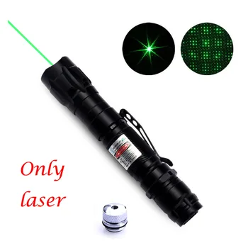 532nm 5mW Zelena Rdeča modra Laserski kazalnik 009 Pogled Serije Močna Svetilka naprava, Nastavljiv Fokus Lazer laserji pero NI Baterija