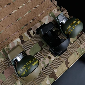 Nove Taktične M-67 Bombo Preizkusni Model Na Prostem Cosplay Paintbal Pasu Posnetek Molle Sistem Plastičnih M67 Frag Gren Molle Torbica Za Shranjevanje