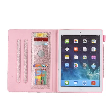 Cover Za iPad 10.2-inch 2019 Bleščice Bling Usnje Funda Primeru Za Coque iPad 10.2 7. Generacije A2200 A2198 A2232 Primere,