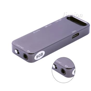 Mala Mini Prenosni Digitalni Diktafon Pero Z MP3 Funkcijo za Snemanje Zvoka za 12 ur, Poslušanje Glasbe, Audio
