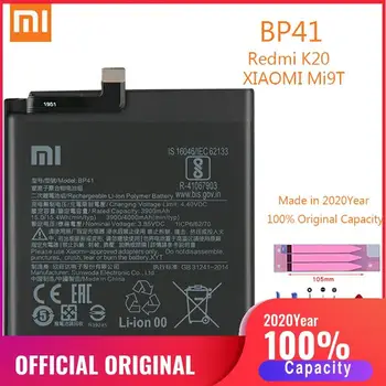 BP41 Prvotne XIAO MI Telefon Baterija za Xiaomi Redmi K20 / Mi 9T Zamenjava Baterije Xiomi MI9T bateria 4000 mah